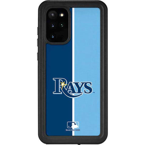 MLB Tampa Bay Rays Split Galaxy S20 Plus Waterproof Case