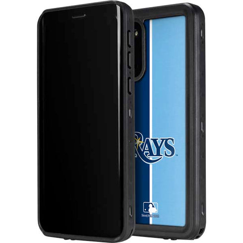 MLB Tampa Bay Rays Split Galaxy S20 Plus Waterproof Case