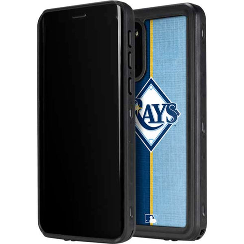 MLB Tampa Bay Rays Split Galaxy S20 Waterproof Case