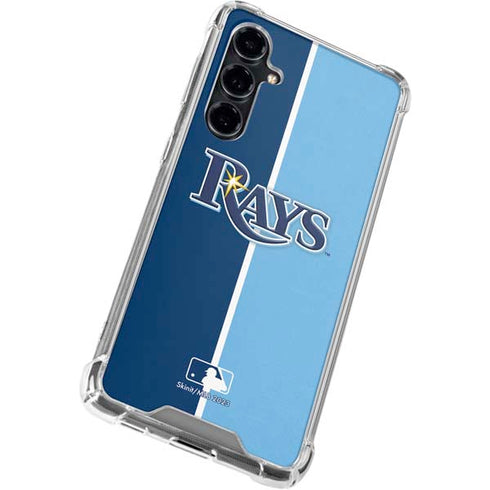 MLB Tampa Bay Rays Split Galaxy S23 FE Clear Case