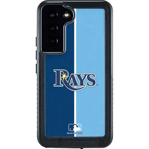 MLB Tampa Bay Rays Split Galaxy S23 Plus Waterproof Case