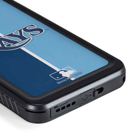 MLB Tampa Bay Rays Split Galaxy S23 Plus Waterproof Case