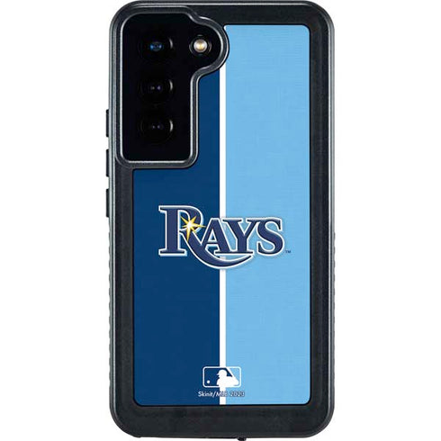 MLB Tampa Bay Rays Split Galaxy S23 Waterproof Case