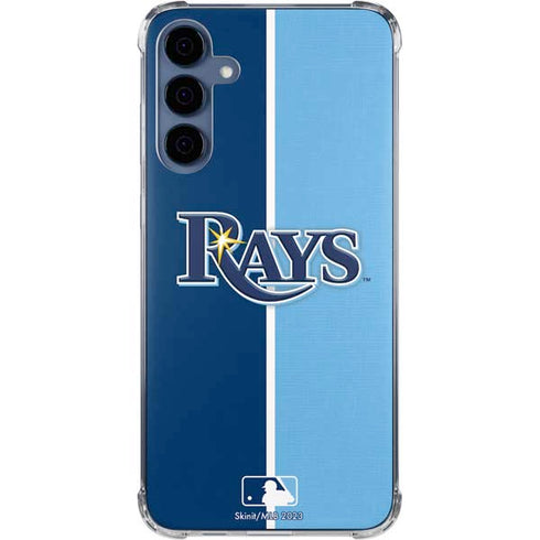 MLB Tampa Bay Rays Split Galaxy S24 Clear Case