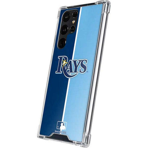 MLB Tampa Bay Rays Split Galaxy S24 Ultra Clear Case
