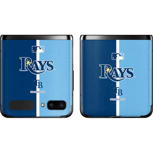 MLB Tampa Bay Rays Split Galaxy Z Flip Skin