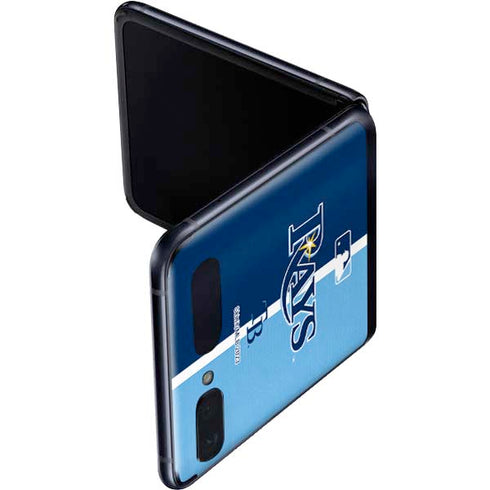 MLB Tampa Bay Rays Split Galaxy Z Flip Skin