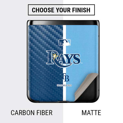 MLB Tampa Bay Rays Split Galaxy Z Flip Skin