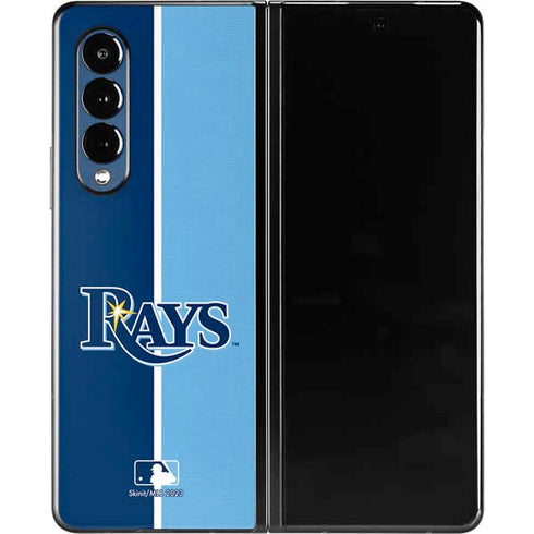 MLB Tampa Bay Rays Split Galaxy Z Fold3 5G Skin