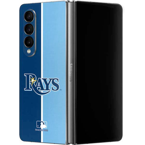 MLB Tampa Bay Rays Split Galaxy Z Fold4 5G Skin