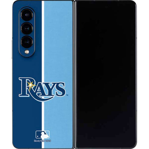 MLB Tampa Bay Rays Split Galaxy Z Fold4 5G Skin