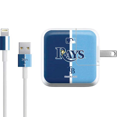 MLB Tampa Bay Rays Split iPad Charger (10W USB) Skin