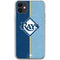 MLB Tampa Bay Rays Split iPhone 11 Clear Case