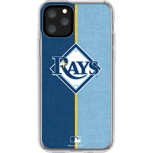 MLB Tampa Bay Rays Split iPhone 11 Pro Clear Case