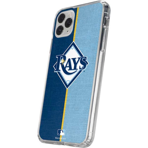 MLB Tampa Bay Rays Split iPhone 11 Pro Clear Case