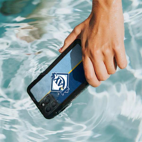 MLB Tampa Bay Rays Split iPhone 11 Pro Waterproof Case
