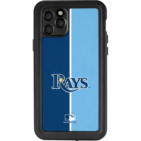 MLB Tampa Bay Rays Split iPhone 11 Pro Waterproof Case