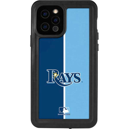 MLB Tampa Bay Rays Split iPhone 12 Pro Waterproof Case