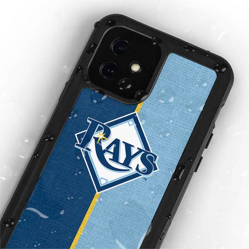 MLB Tampa Bay Rays Split iPhone 12 Waterproof Case