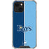 MLB Tampa Bay Rays Split iPhone 13 Mini Clear Case