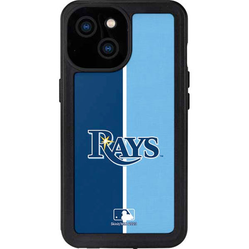 MLB Tampa Bay Rays Split iPhone 13 Mini Waterproof Case