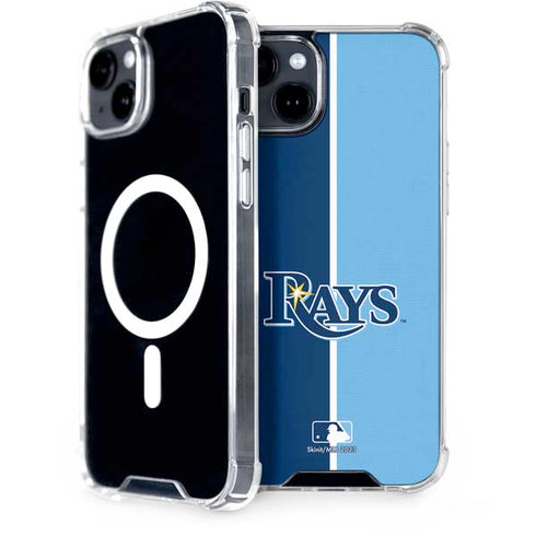 MLB Tampa Bay Rays Split iPhone 15 Plus MagSafe Case