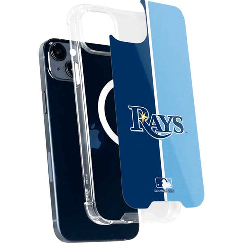 MLB Tampa Bay Rays Split iPhone 15 Plus MagSafe Case