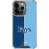 MLB Tampa Bay Rays Split iPhone 15 Pro Clear Case