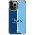 MLB Tampa Bay Rays Split iPhone 14 Pro Max Clear Case