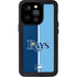 MLB Tampa Bay Rays Split iPhone 14 Pro Waterproof Case