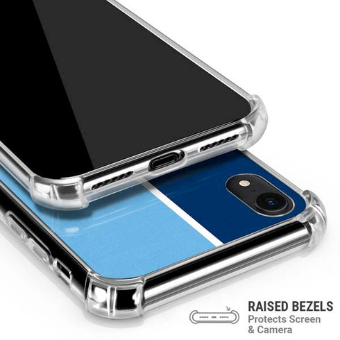 MLB Tampa Bay Rays Split iPhone XR Clear Case