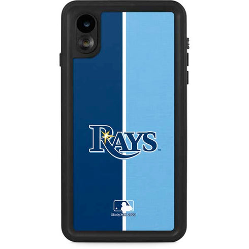 MLB Tampa Bay Rays Split iPhone XR Waterproof Case