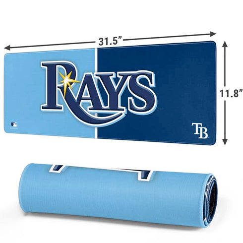 MLB Tampa Bay Rays Split Gaming Mouse Pad