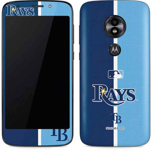 MLB Tampa Bay Rays Split Moto E5 Play Skin