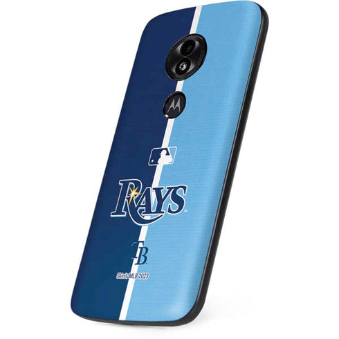 MLB Tampa Bay Rays Split Moto E5 Play Skin