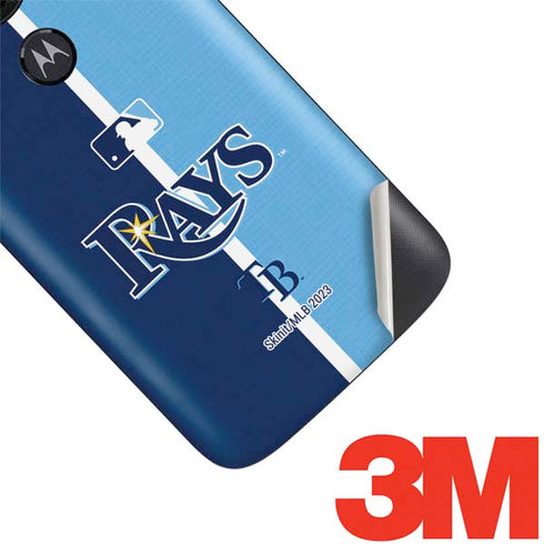 MLB Tampa Bay Rays Split Moto E5 Play Skin