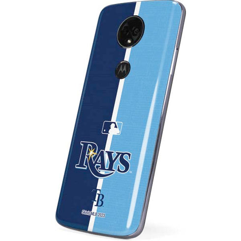MLB Tampa Bay Rays Split Moto E5 Plus Skin