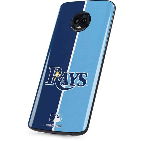 MLB Tampa Bay Rays Split Moto G6 Skin