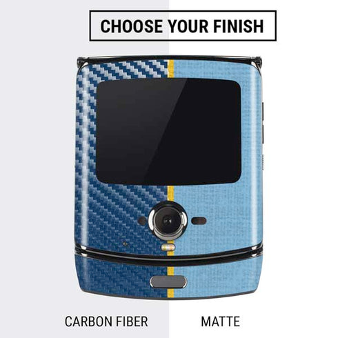 MLB Tampa Bay Rays Split Motorola RAZR Skin