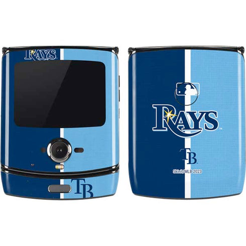 MLB Tampa Bay Rays Split Motorola RAZR Skin