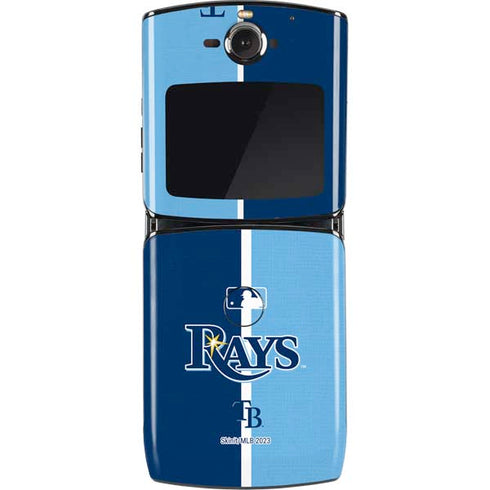 MLB Tampa Bay Rays Split Motorola RAZR Skin
