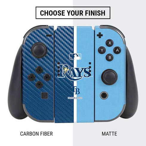 MLB Tampa Bay Rays Split Nintendo Switch Bundle Skin