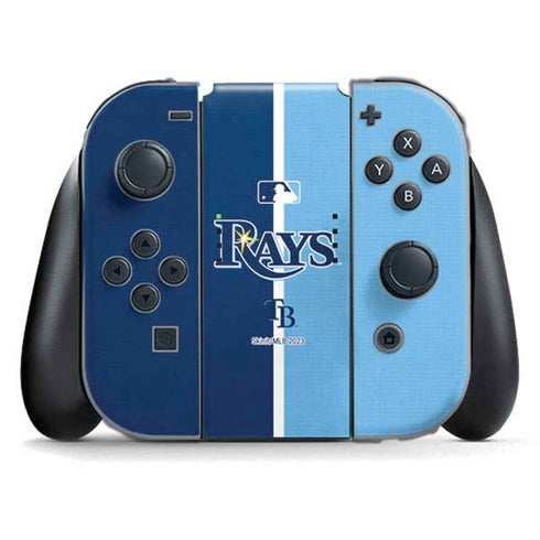 MLB Tampa Bay Rays Split Nintendo Switch (2017-2021) Joy-Con Controller Skin