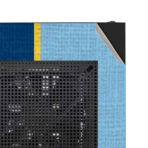 MLB Tampa Bay Rays Split NZXT H510 Compact ATX Mid-Tower Case Skin