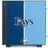 MLB Tampa Bay Rays Split NZXT H510 Compact ATX Mid-Tower Case Skin
