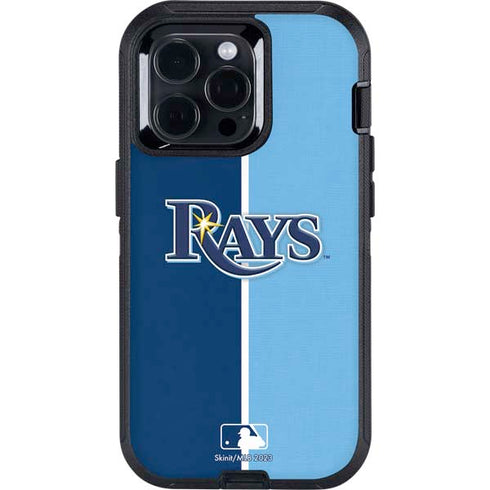 MLB Tampa Bay Rays Split Otterbox Defender iPhone Skin