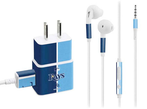MLB Tampa Bay Rays Split Phone Charger Skin