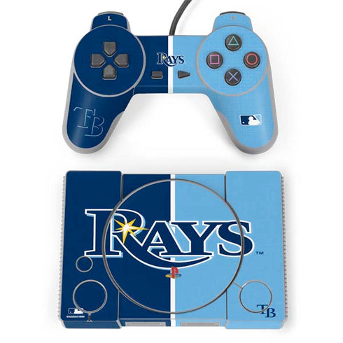 MLB Tampa Bay Rays Split PlayStation Classic Bundle Skin