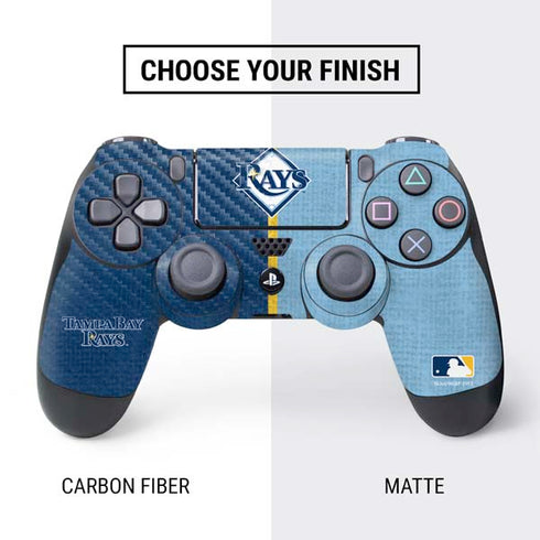 MLB Tampa Bay Rays Split PS4 Controller Skin