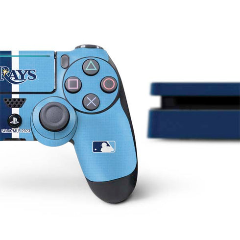 MLB Tampa Bay Rays Split PS4 Slim Bundle Skin